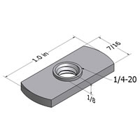 T-Slotted Aluminum Miter Joint