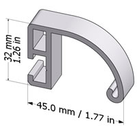 T-Slotted Handle Profile