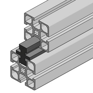 Profile Gussett With Anti-Rotation Tabs