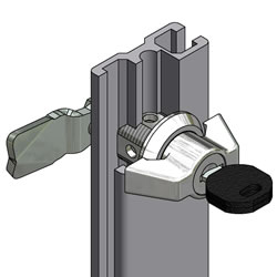 T-Slotted Aluminum Miter Joint