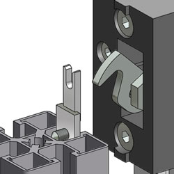 Aluminum Profile Anchor Fastener