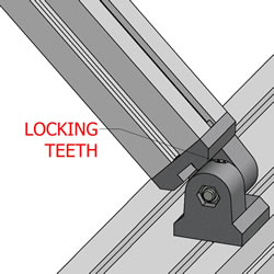 45 Degree Extrusion Joint