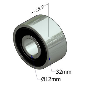 Follower Ball Bearing To Prevent Overconstraint