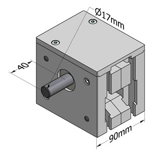 Timing Belt Pulley With Output Shaft For Coupling