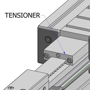 Tensioner For Timing Belt Actuators