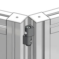 For Angled Extruded Aluminum Guarding