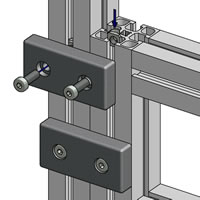 T-Slotted Aluminum Joining Plate 45x90