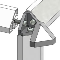 Three Way Profile Fastener